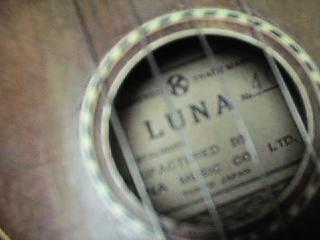 luna sound hole and label