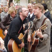 Busking at London