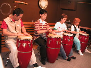 percussion group lesson