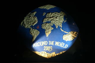 around the world