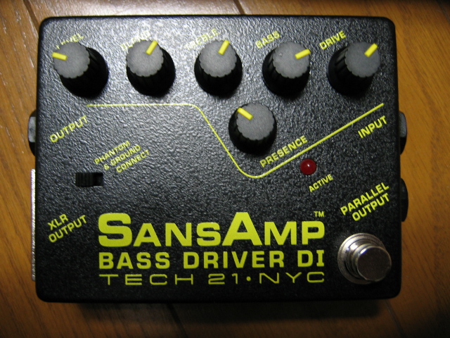 Sansamp bass driver di схема